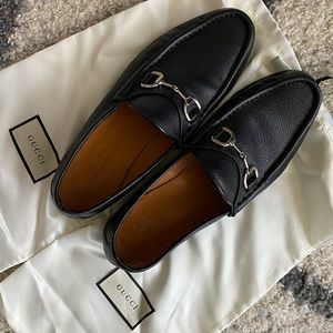 Gucci Black Horsebit Men’s Loafers Size 10